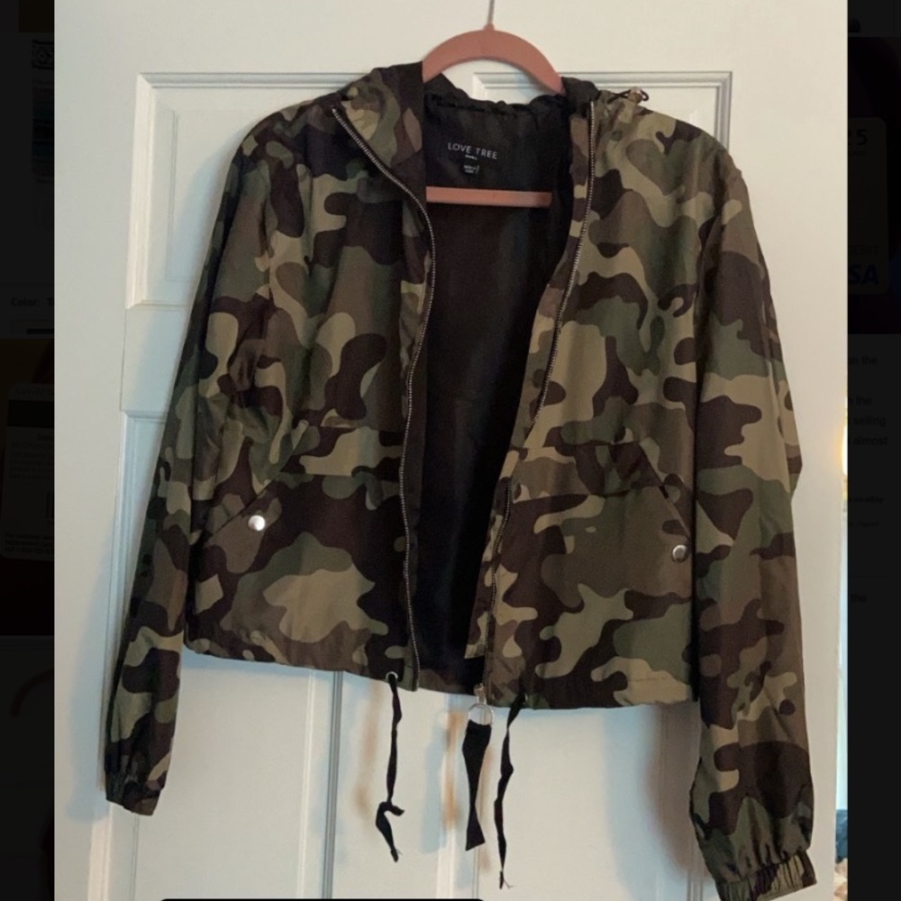 Love Tree - adjustable waist tie, bomber.